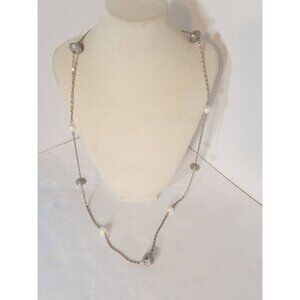 Vintage‎ Avon WN silver tone necklace